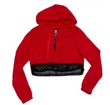 Red Athletic Cropped Sweater size Medium