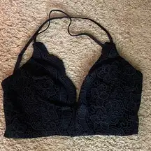 May & July Clothing Brand Black Lace Bralette Bra S Small 32” Bust 32C