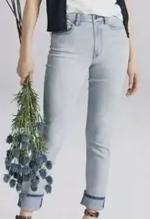 Cabi‎ Jeans Womens 4 Higher Straight Very Light Blue Faded Wash Summer Classic