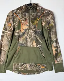 SHE Outdoor Camo Fleece Lined Hoodie Pullover Women's M hunting outdoor