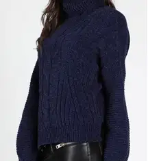 NWT honey punch chenille v back sweater