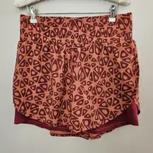 Vitality x Cosmopolitan Patterned Orange Women's Shorts Wildberry Workout