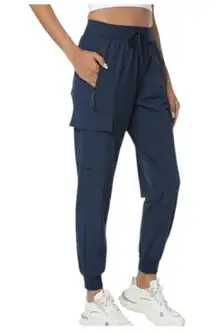LFBJN Boutique Performance Joggers Navy Blue Size XL Workout Moisture Wicking