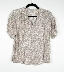 Current Elliot Short Sleeve Blouse Sz‎ 3 (L)