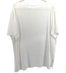 Lululemon Athletica White Oversized Relaxed Fit Short Sleeve T Shirt Top Womens