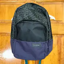 COPY - Dankine Capital Wild side Black/Purple/Animal Print padded 2 Zip -EUC