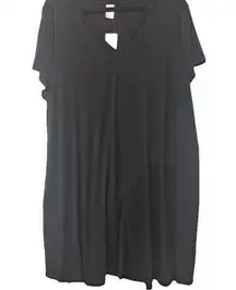 West Loop Dress Women's XXL Black, Short Sleeve, V-Neck,. New With Tags