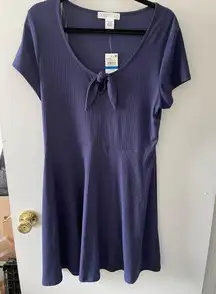 XL navy blue dress