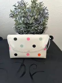 Cath Kidstone Cath Kidston Polka Dot Spot Folded Curve SM Wallet NWT