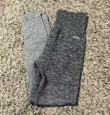 AYBL  seamless leggings size xs grey ombré