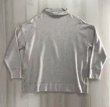 HAVEN cowl pullover sweater oatmeal tan XL lounge soft tencel lyocell