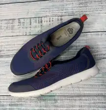 Clarks Cloud steppers Blue Slip On Sneakers Comfort Shoes 10