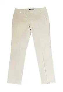 Lauren Ralph Lauren Crop Pants Size 10 Tan Cotton Stretch‎ Blend Womens 33X28
