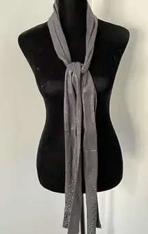 Accent Scarf/Belt‎ Gray with a shimmer