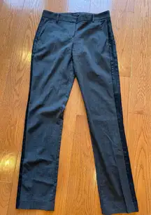 Theory Wool Blend Tailored Tux Stripe Career Pants – Size 6