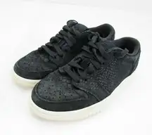 Nike  Air Jordan 1 Retro Low Women's 6.5 Black Python Print Sail AJ6004-010 Shoes