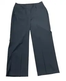 Lane Bryant Wide Leg Dress Pants‎ Women's Size 16 LONG Black Pockets High Rise