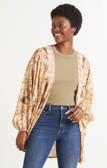 Tolani Kimono One Size Sahara Wrap Open Front Top‎ Bohemian Evereve