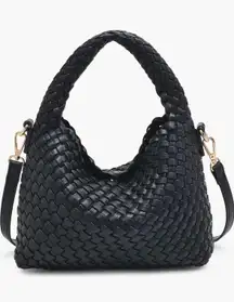 Bag NWT Black Jessamine Woven Mini Satchel