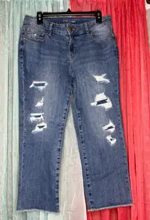 Maurice’s Distressed Blue Jeans