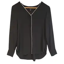 Ann Taylor Button Up Top‎ Career Professional Business Office Layering Size XS