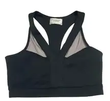 Urban Outfitters Out from Under Cropped Mesh Cut Out Bra Top - Black - Small