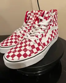 classic Red Checkered High Tops