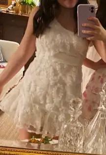 White One Shoulder Dress