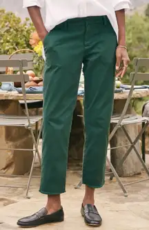 Frank & Eileen Wicklow Italian Twill Chino Trouser Pant British Racing Green 10