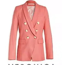 Veronica Beard  Oskar Dickey Jacket in Melon Size 6