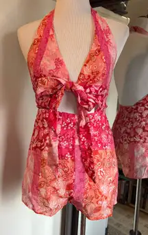 Lulus Small Paloma Party Patchwork Romper