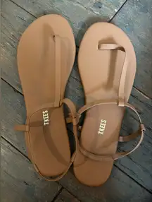 Tkees Brown Sandals Size 11 Mariana Style Minimalist Normcore