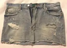 jean skirt