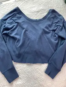 Offline Open Back Cropped Sweatshirt Size Small