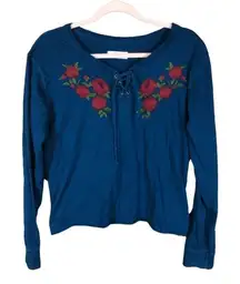 Hollister embroidered‎ top