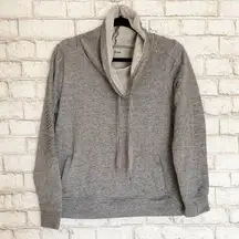 Steve Madden Cowl Neck Grey Sweatshirt Large