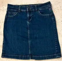 Ultra Blue Size 4 Jean Skirt