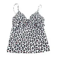 Hula Honey  Cheetah Print Animal Swim Tankini NEW X-Small NEW