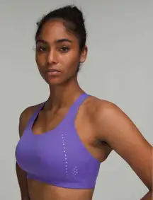 281 Lululemon AirSupport sports Bra 34DDD charged indigo Lavender Fog Purple