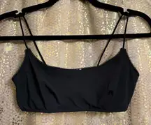 Urban Outfitters Black Out From Under Spaghetti Strap Unlined Bralette Small