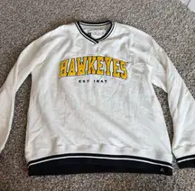 Iowa Hawkeyes game day social crew neck