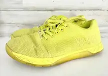 NoBull Superfabric Crossfit Yellow Shoes Men 7.5 Women 9