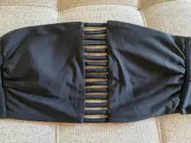 Target Strapless Bikini Top Black Xhilaration