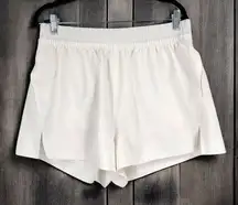 SO White Pull on‎ Built In Lined Shorts Athletic Shorts Pockets Size XL