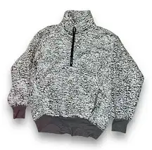 Express fuzzy Sherpa zip up jacket