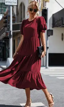 Tiered Maxi Dress