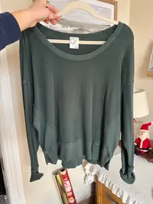 OFFLINE by Aerie Waffle Knit Top Long Sleeve