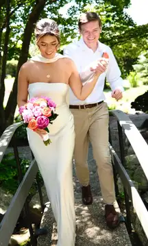 Abercrombie Strapless Scarf Slip Gown