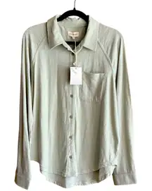 Thread and Supply Long Sleeve Button Up Shirt Women’s Size Large