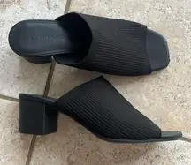 Everlane The Glove Mule in ReKnit Black